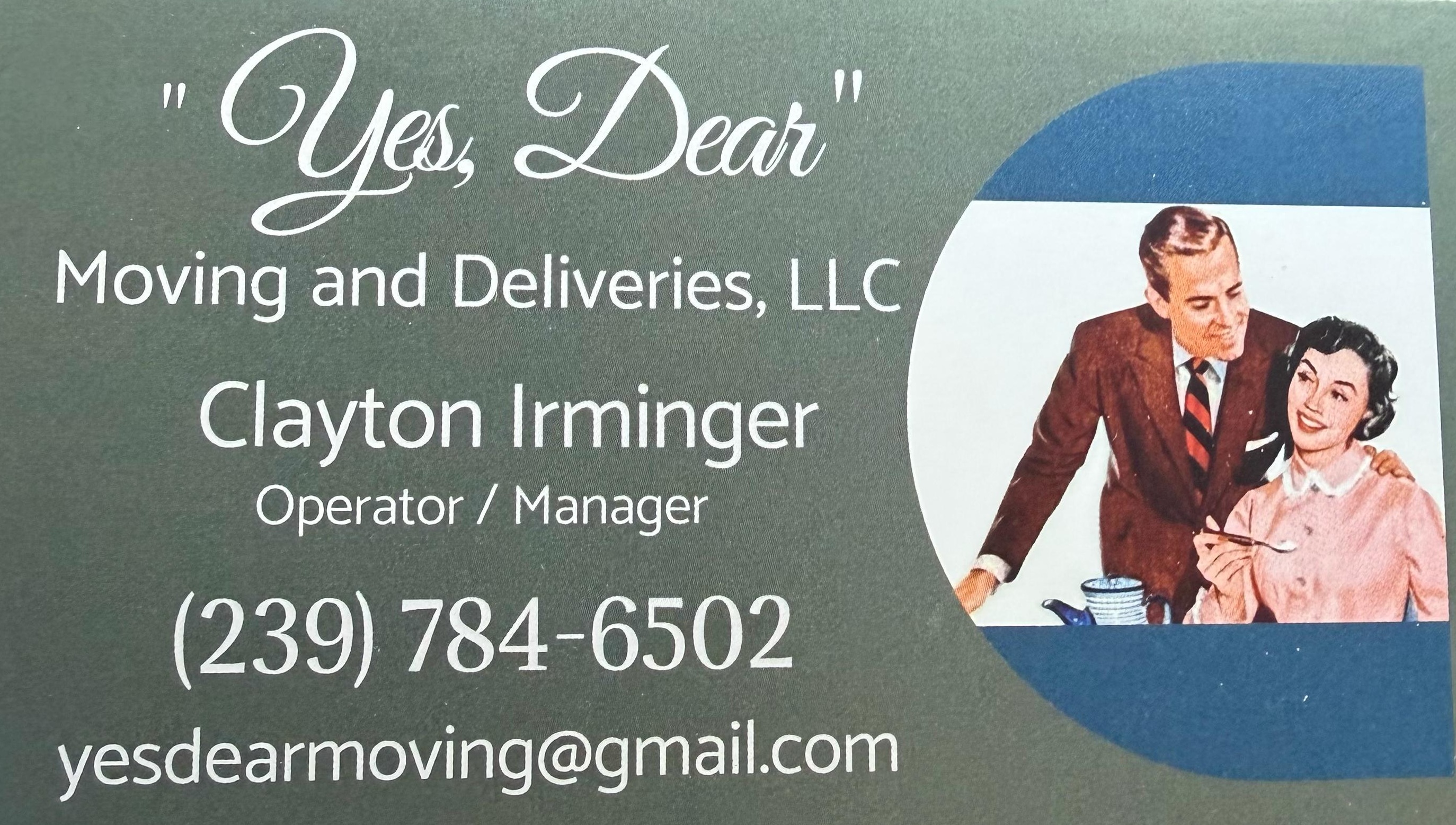 639137120790546035 9159 businessCard by Yes Dear Moving and Deliveries